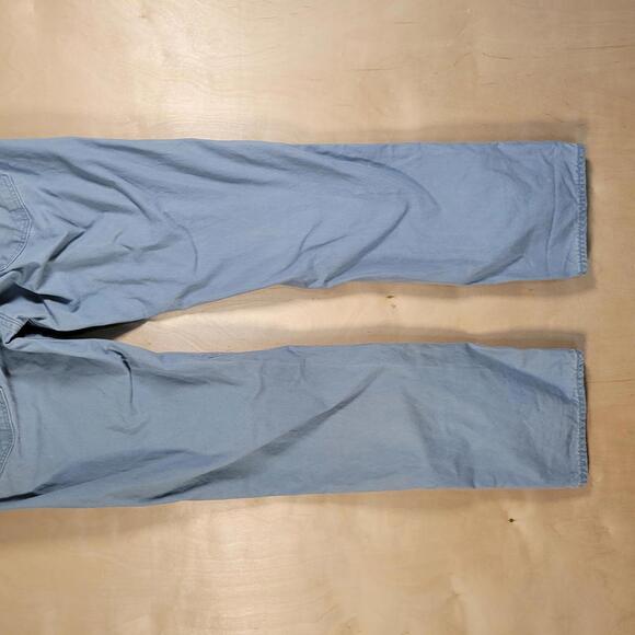 Levi's 513 Powder Blue Wash Denim Slim Straight Jeans Men Size 33x32 - Picture 9 of 9